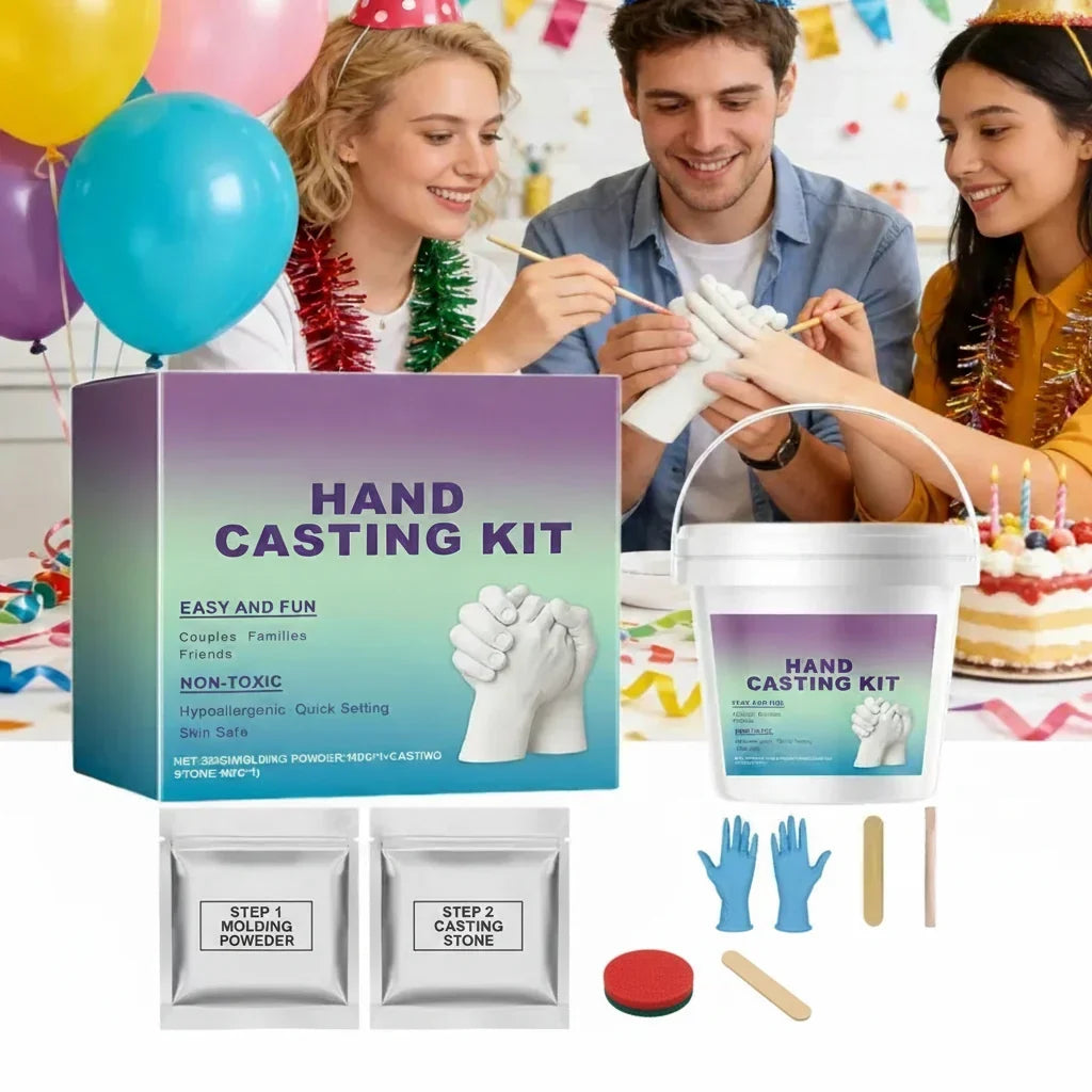 Mothers Day Hand Casting Kit Family Keepsake Mold DIY Memory Gift