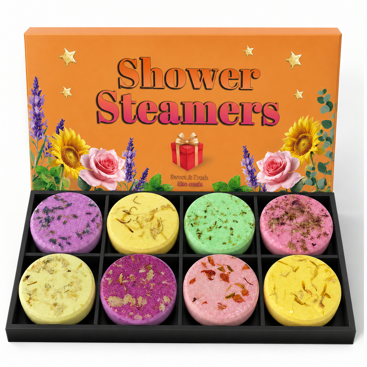 Mothers Day Shower Steamers Aromatherapy Tablets Spa Gift Set