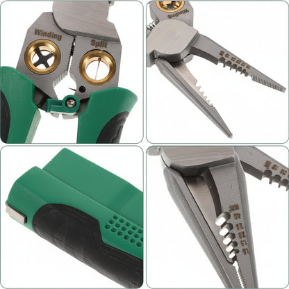 Multi Function Wire Stripper Crimper Pliers With Voltage Detector