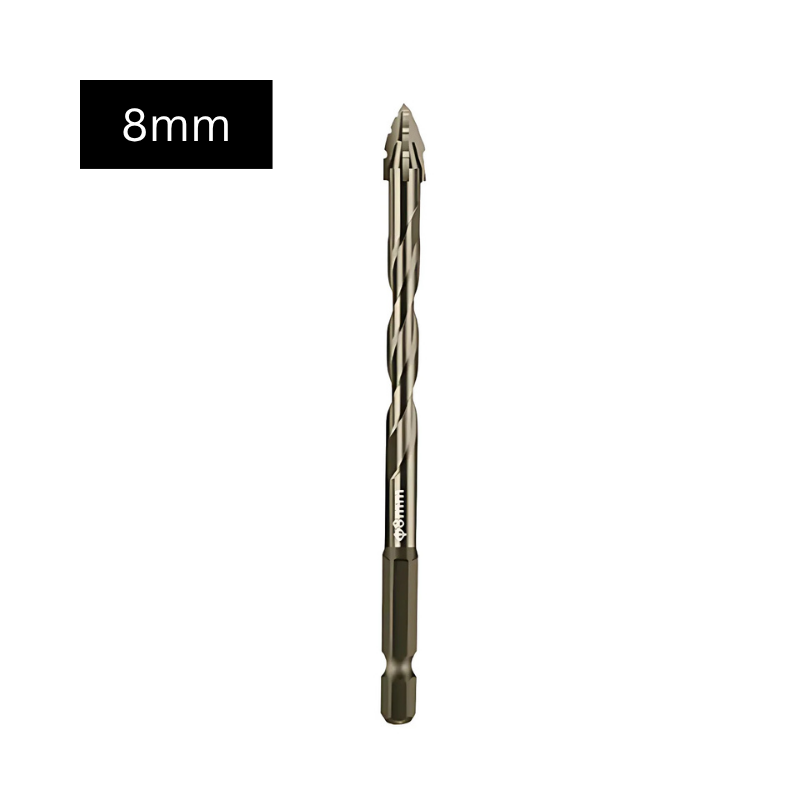 Multifunctional Drill Bit Set with Sharp Cutting Edges for Versatile Drilling