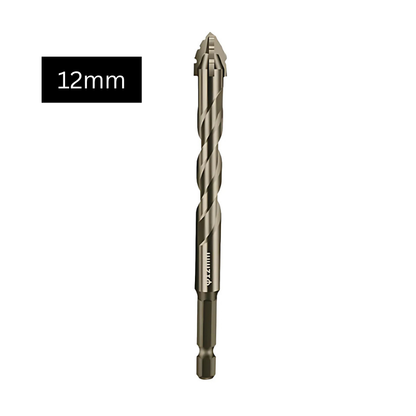 Multifunctional Drill Bit Set with Sharp Cutting Edges for Versatile Drilling