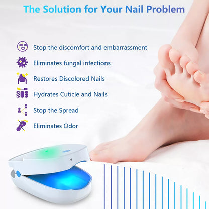 Nail Fungus Laser Treatment Device Dual Wavelength Therapy