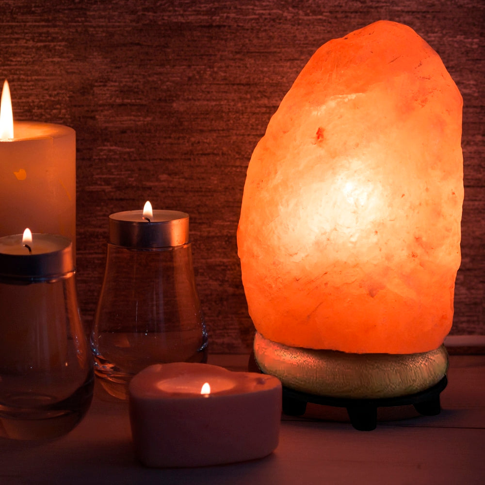 Himalayan Salt Lamp – Natural Crystal LED Light for Cozy Home Décor