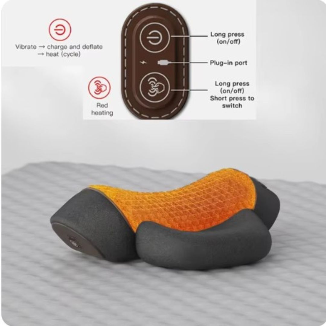 NeckEase Memory Foam Orthopedic Pillow for Neck Support
