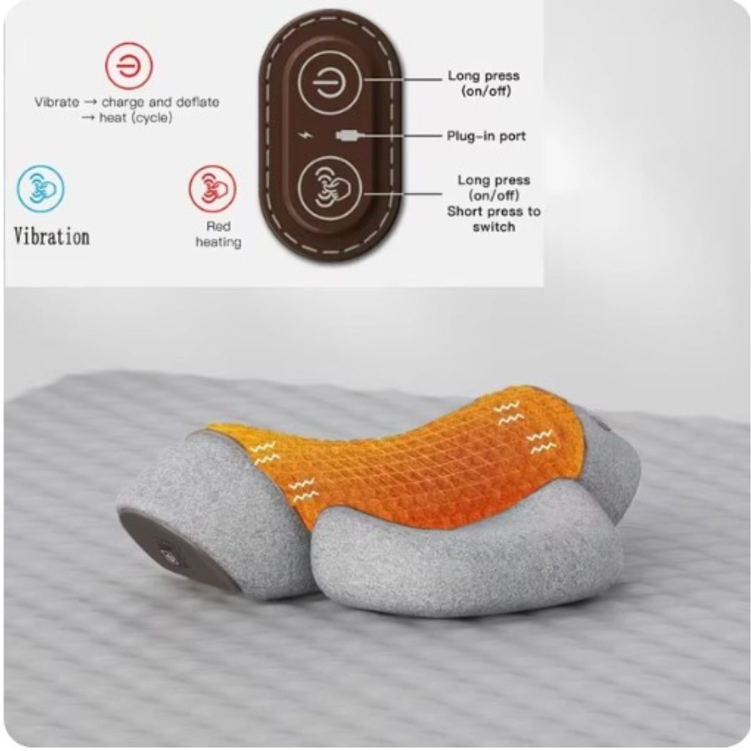 NeckEase Memory Foam Orthopedic Pillow for Neck Support