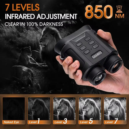 Night Vision Binoculars with Infrared Camera and Recording Function