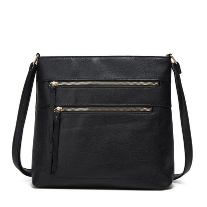 Nina Genuine Leather Crossbody Bag Elegant Compact Shoulder Purse