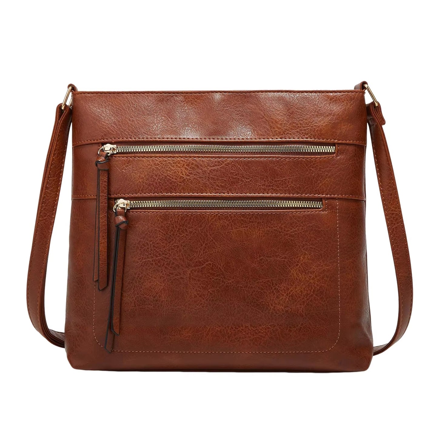 Nina Genuine Leather Crossbody Bag Elegant Compact Shoulder Purse