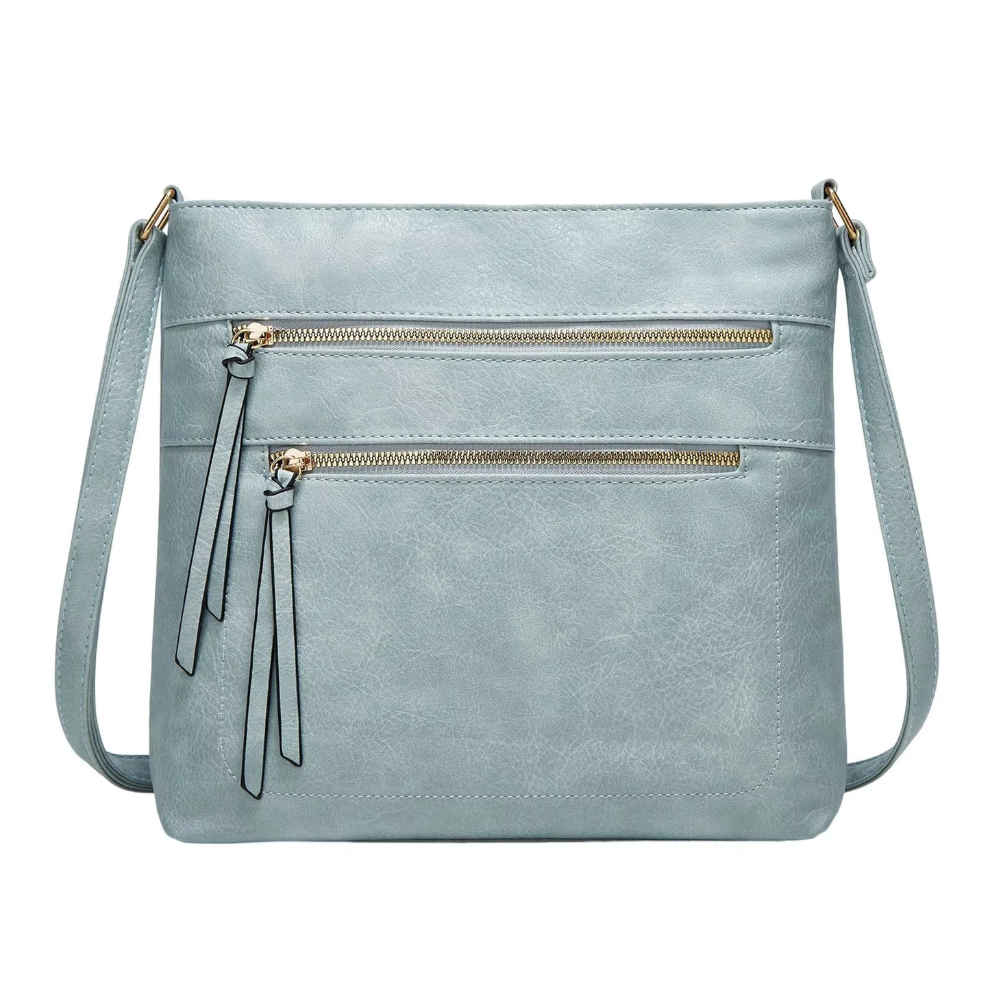 Nina Genuine Leather Crossbody Bag Elegant Compact Shoulder Purse