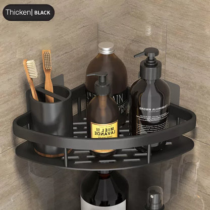 No-Drill Shower Corner Shelf for Bathroom Storage and Organization