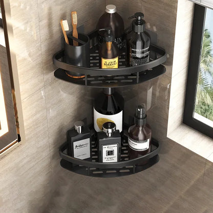 No-Drill Shower Corner Shelf for Bathroom Storage and Organization