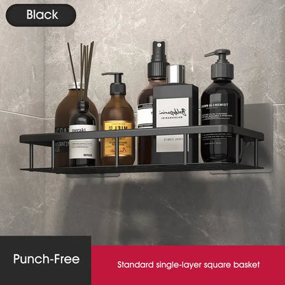 No-Drill Shower Corner Shelf for Bathroom Storage and Organization