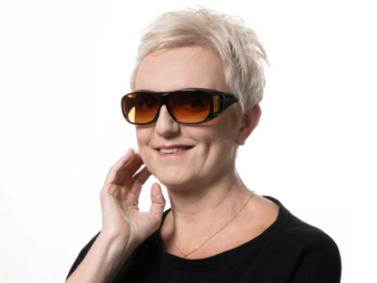 NoctiVision Night Driving Glasses with Anti Glare Lenses for Clearer Safer Night Vision