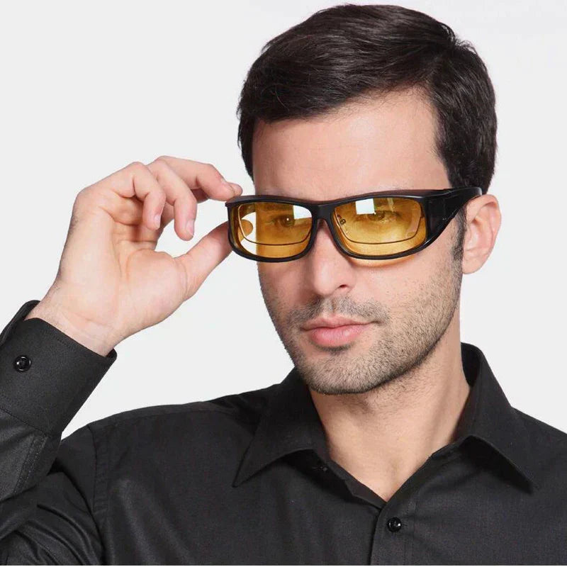 NoctiVision Night Driving Glasses with Anti Glare Lenses for Clearer Safer Night Vision