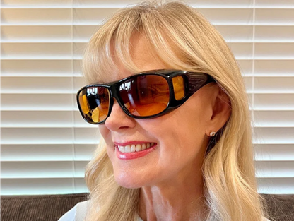 NoctiVision Night Driving Glasses with Anti Glare Lenses for Clearer Safer Night Vision
