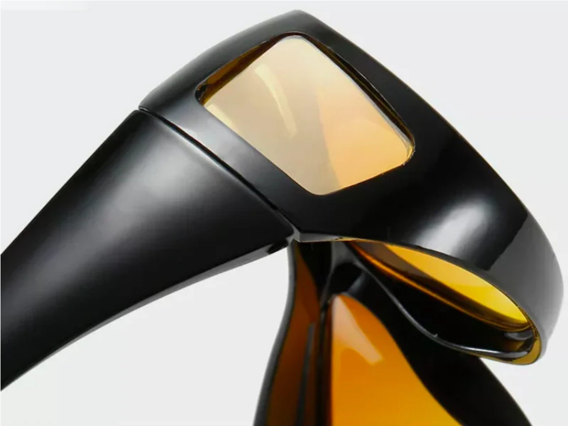 NoctiVision Night Driving Glasses with Anti Glare Lenses for Clearer Safer Night Vision