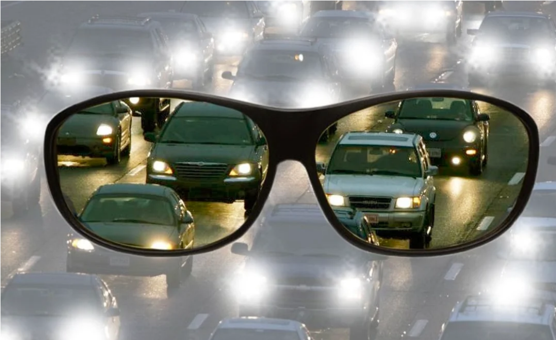 NoctiVision Night Driving Glasses with Anti Glare Lenses for Clearer Safer Night Vision