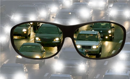 NoctiVision Night Driving Glasses with Anti Glare Lenses for Clearer Safer Night Vision