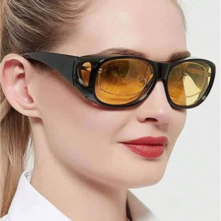 NoctiVision Night Driving Glasses with Anti Glare Lenses for Clearer Safer Night Vision