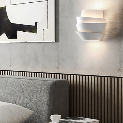 NordGlow Dual Light Wall Sconce Modern Scandinavian Iron Wall Lamp