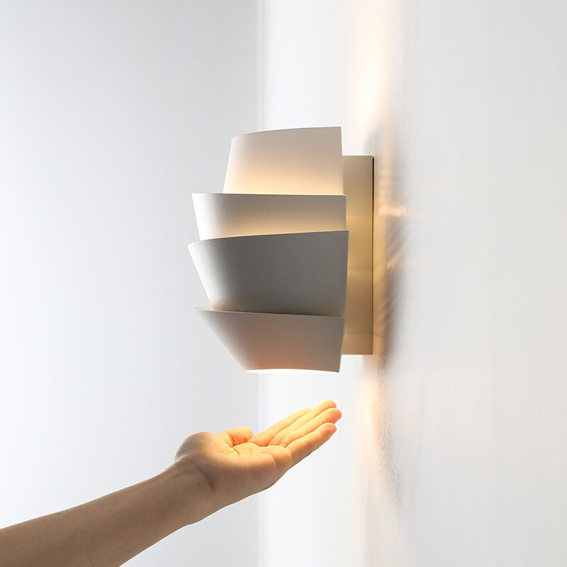 NordGlow Dual Light Wall Sconce Modern Scandinavian Iron Wall Lamp
