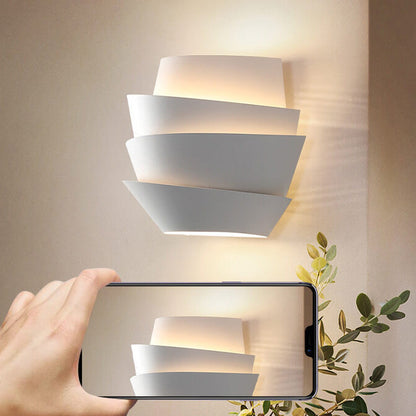 NordGlow Dual Light Wall Sconce Modern Scandinavian Iron Wall Lamp