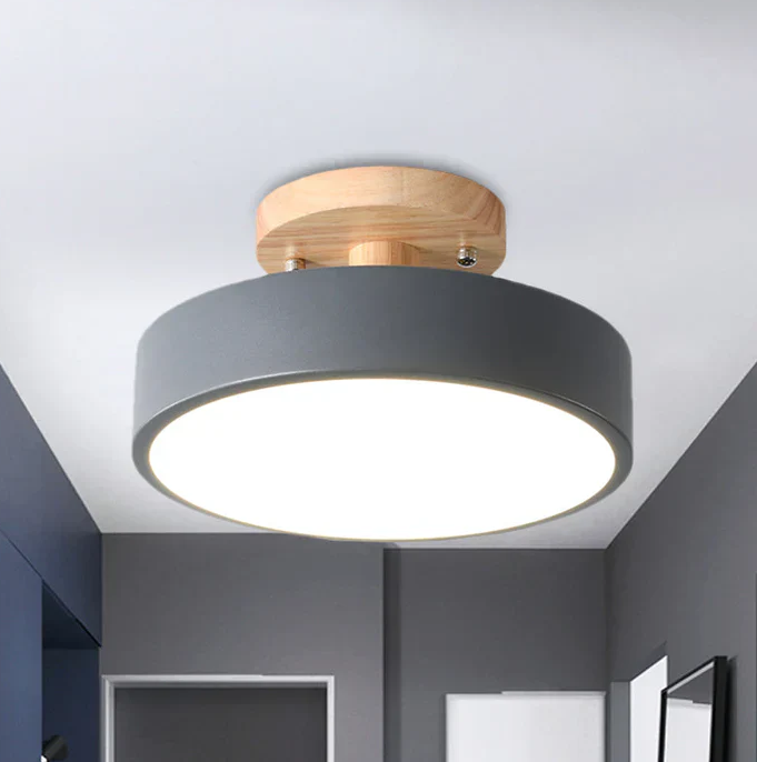 Nordic LED Ceiling Light with Minimalist Scandinavian Design