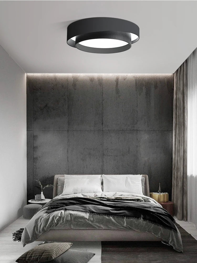 NordicAura Minimalist LED Ceiling Light Modern Flush Mount Lighting