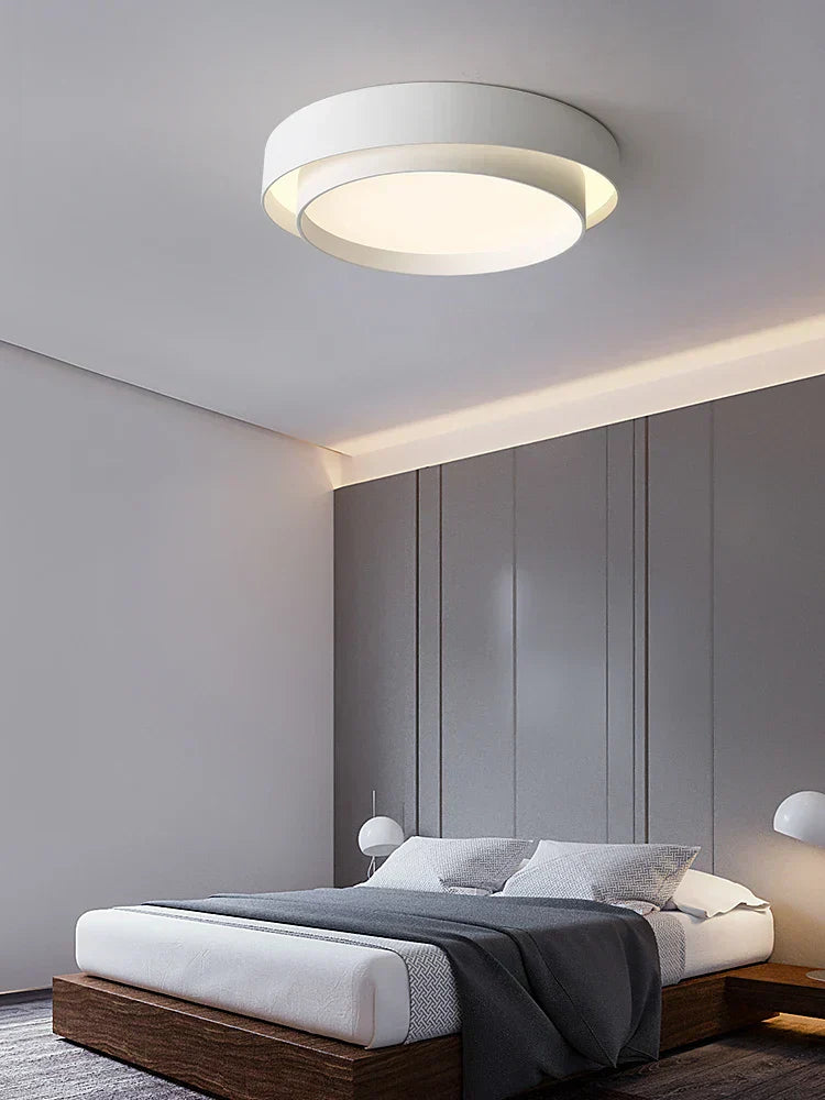 NordicAura Minimalist LED Ceiling Light Modern Flush Mount Lighting