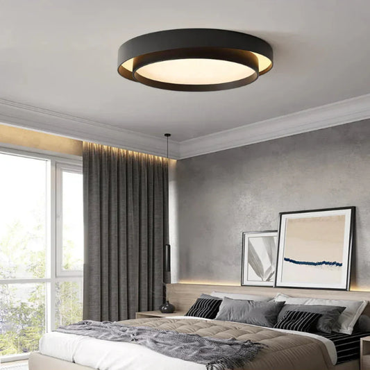 NordicAura Minimalist LED Ceiling Light Modern Flush Mount Lighting