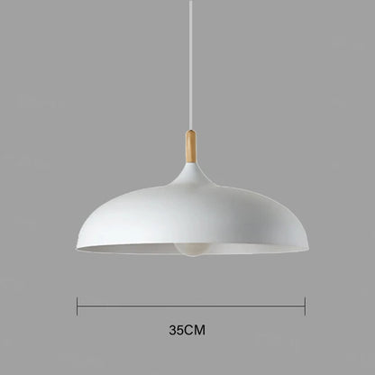 NordicOak Scandinavian Oak Ceiling Light Modern LED Pendant Lamp