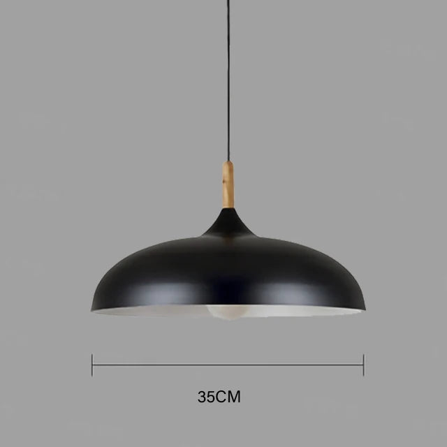 NordicOak Scandinavian Oak Ceiling Light Modern LED Pendant Lamp