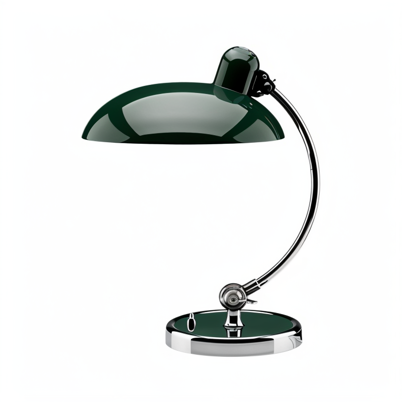 NostaChic Vintage Iron Dome Table Lamp Adjustable Desk and Reading Light