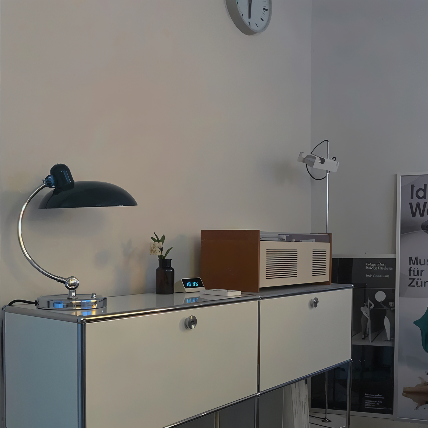 NostaChic Vintage Iron Dome Table Lamp Adjustable Desk and Reading Light