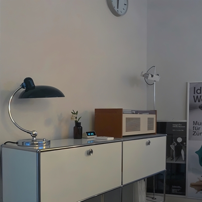 NostaChic Vintage Iron Dome Table Lamp Adjustable Desk and Reading Light