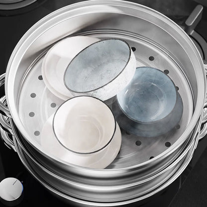 NutriSteam 3 Tier Stainless Steel Steamer for Healthy Cooking