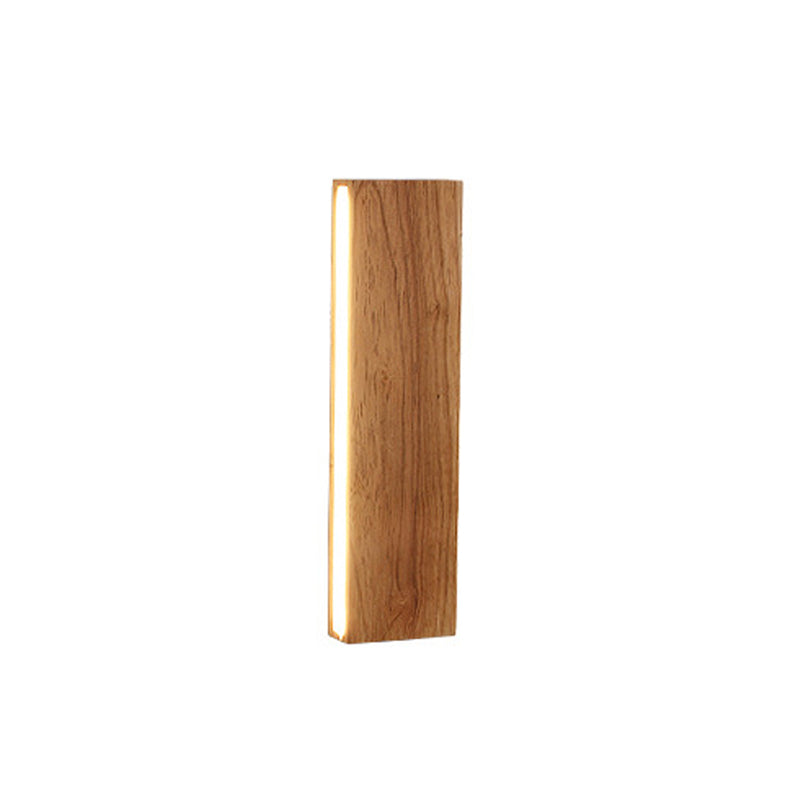 OakBeam Solid Wood LED Wall Light Minimalist Natural Lamp