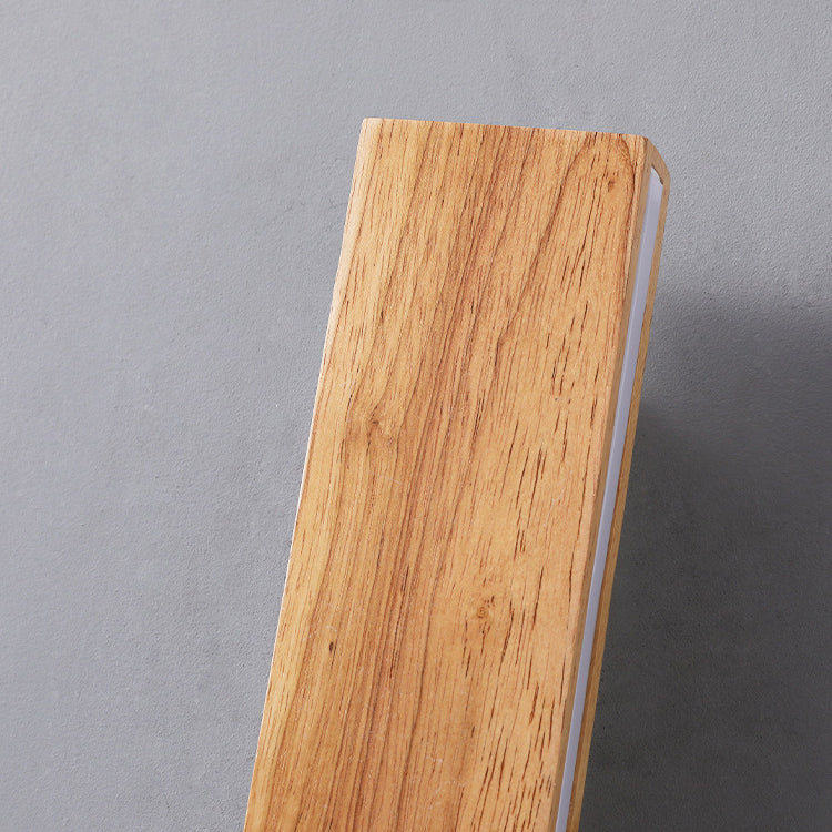 OakBeam Solid Wood LED Wall Light Minimalist Natural Lamp