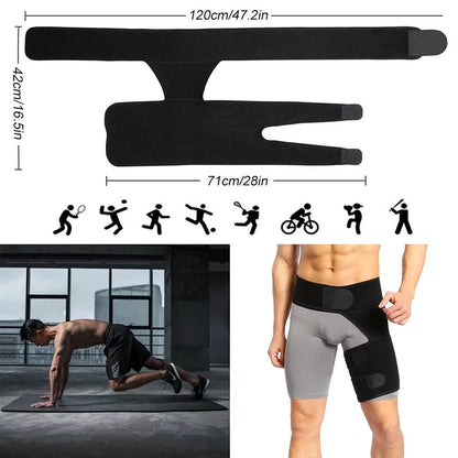 Orthopaedic Hip Stabiliser with Adjustable Compression Support