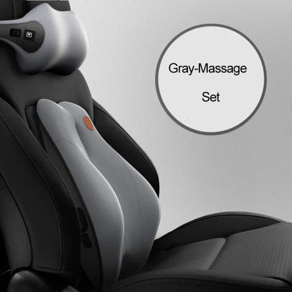 Orthopedic Car Seat Cushion with Ergonomic Lumbar Support