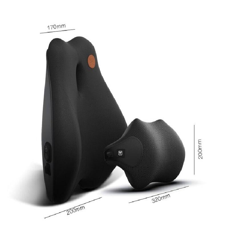 Orthopedic Car Seat Cushion with Ergonomic Lumbar Support