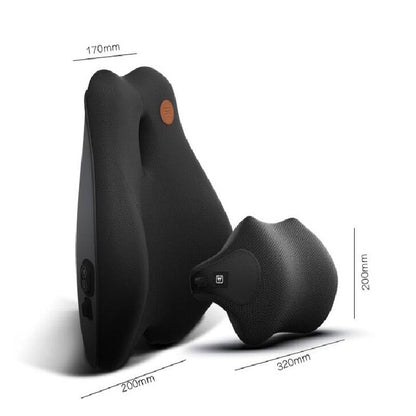Orthopedic Car Seat Cushion with Ergonomic Lumbar Support