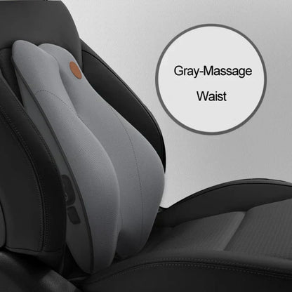 Orthopedic Car Seat Cushion with Ergonomic Lumbar Support