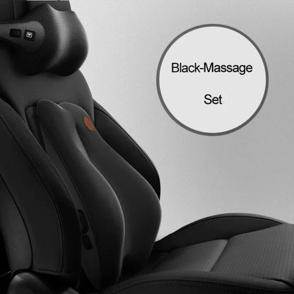 Orthopedic Car Seat Cushion with Ergonomic Lumbar Support