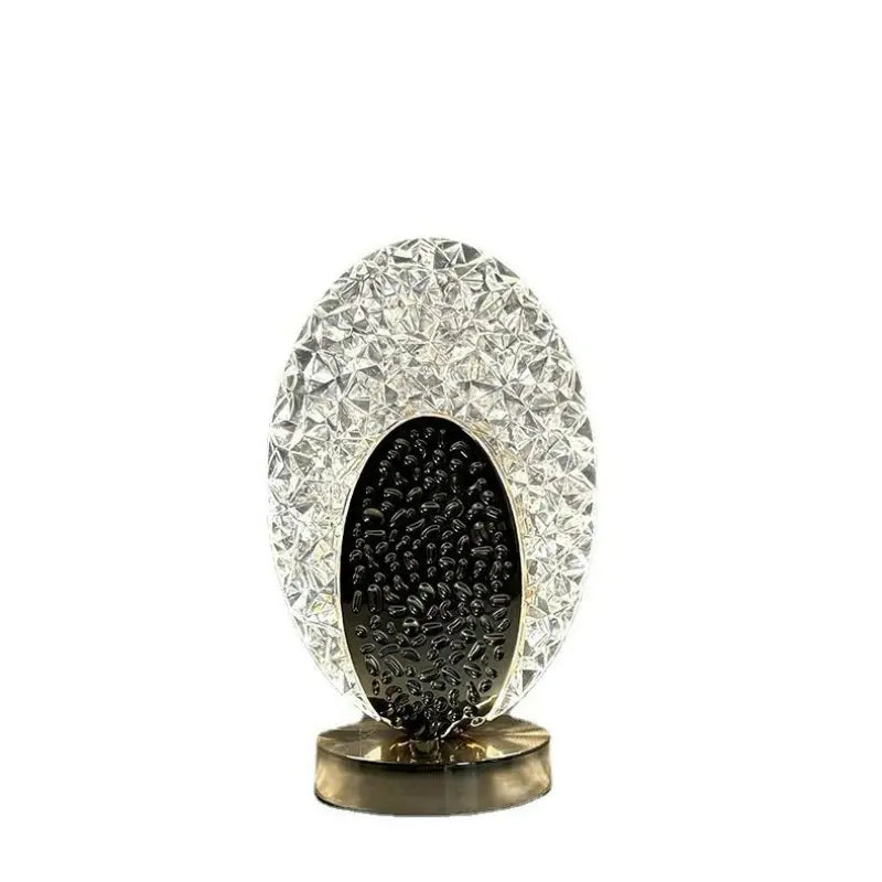 PeacockLuxe Decorative Table Lamp with Adjustable LED Lighting