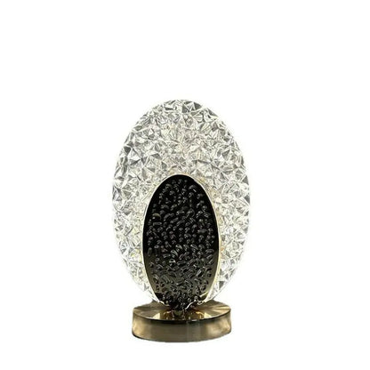 PeacockLuxe Decorative Table Lamp with Adjustable LED Lighting