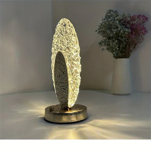PeacockLuxe Decorative Table Lamp with Adjustable LED Lighting