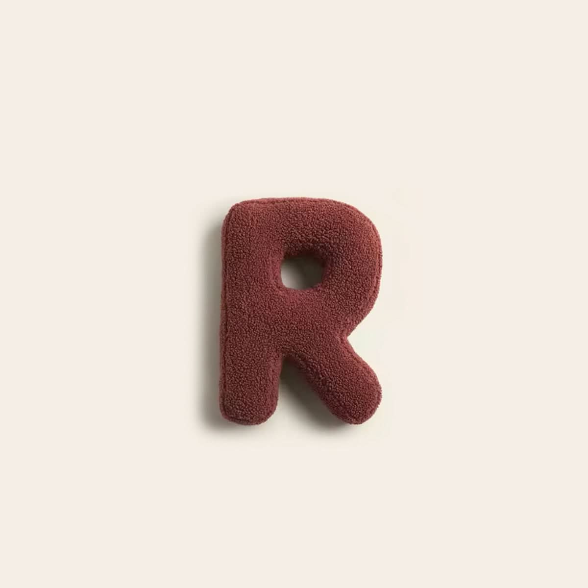 Personalised Letter Cushion with Soft Cotton Cover for Sofa and Bed