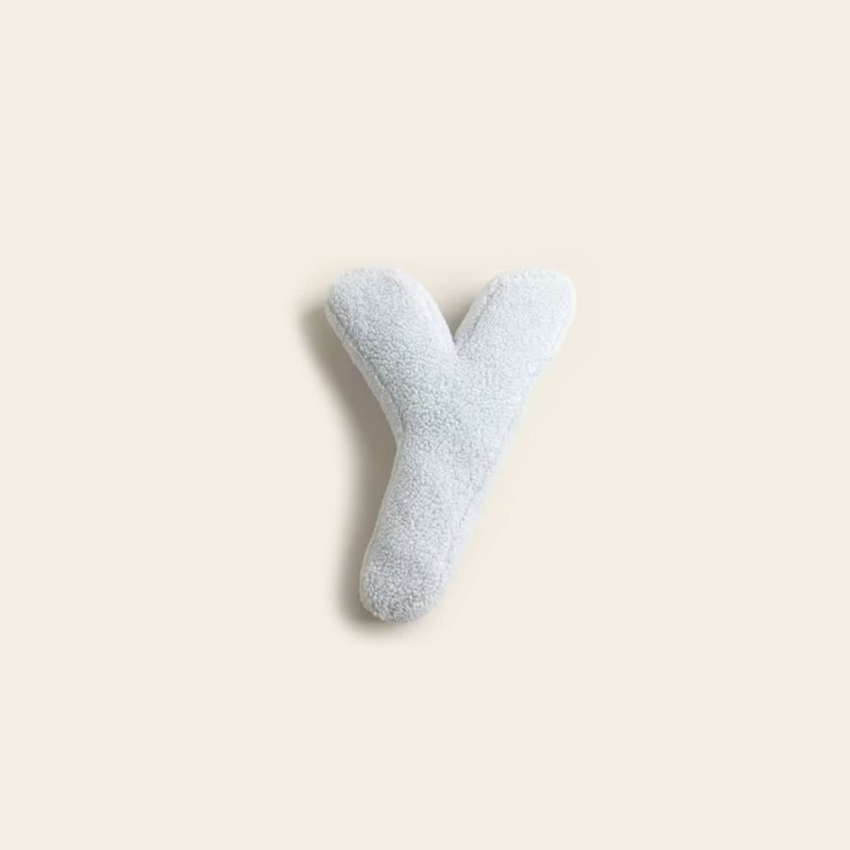 Personalised Letter Cushion with Soft Cotton Cover for Sofa and Bed