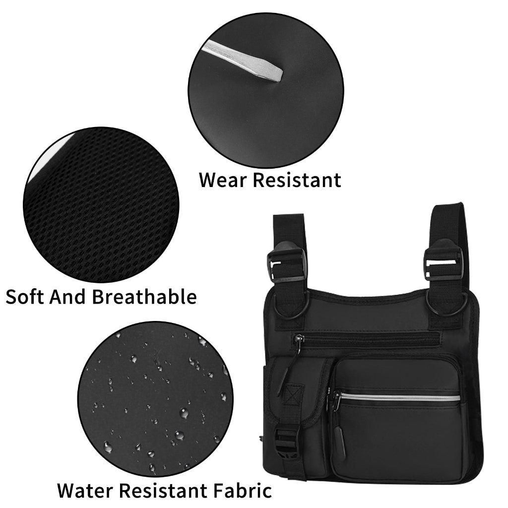 Crossbody borsttas voor pickleball met verstelbare banden